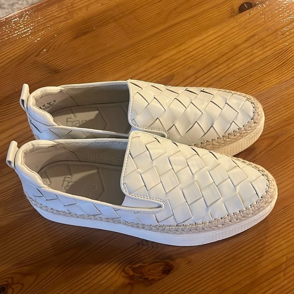Franco Sarto Hydee Espadrille Platform Sneaker white Size 8M - Picture 1 of 11